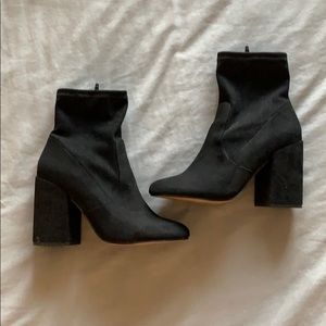 ASOS Chinky Heel Sock Booties